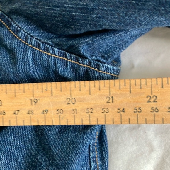 Reitmans sherling (faux) Denim Jacket with Cream Lining size large women’s - Picture 8 of 16